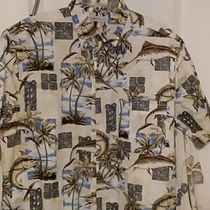 Tropical shirt button down